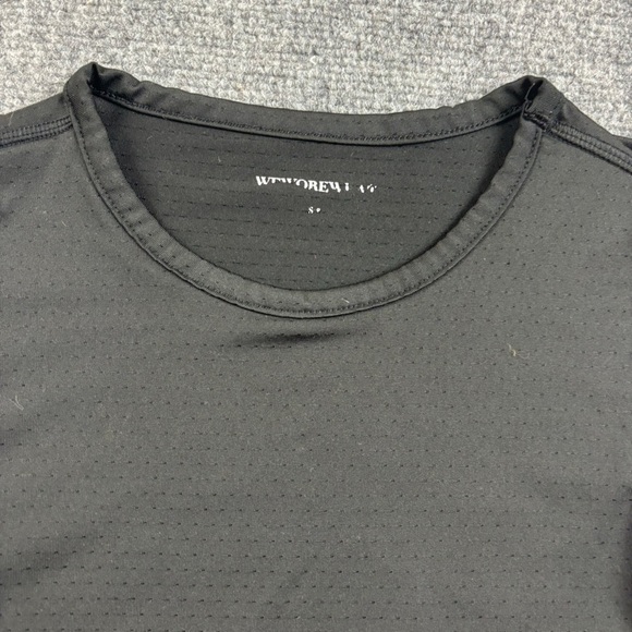 WEWOREWHAT Women’s Black Shelf Bra Athletic Muscle Tank Crop size: Small - Picture 3 of 9